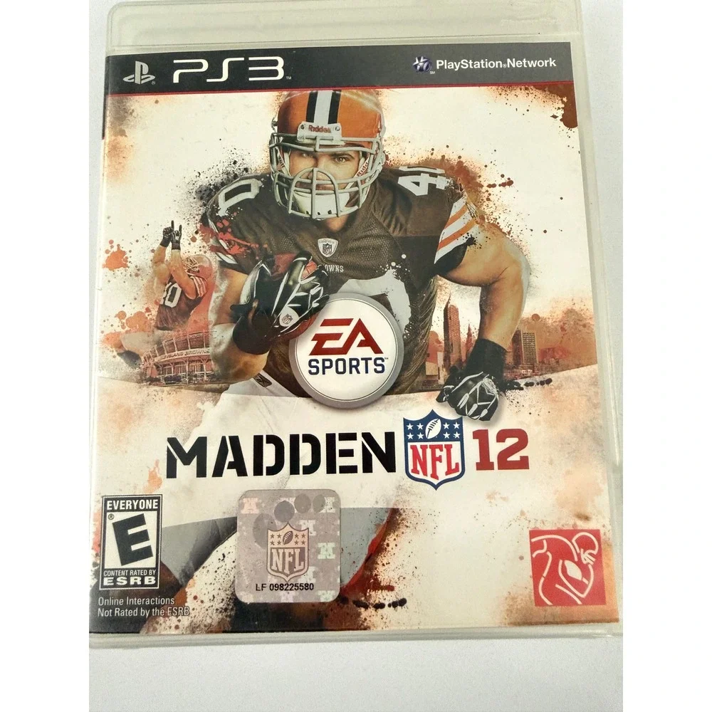 EA Sports Madden NFL 12 Sony PlayStation 3 PS3 Game Peyton Hillis Cover CIB